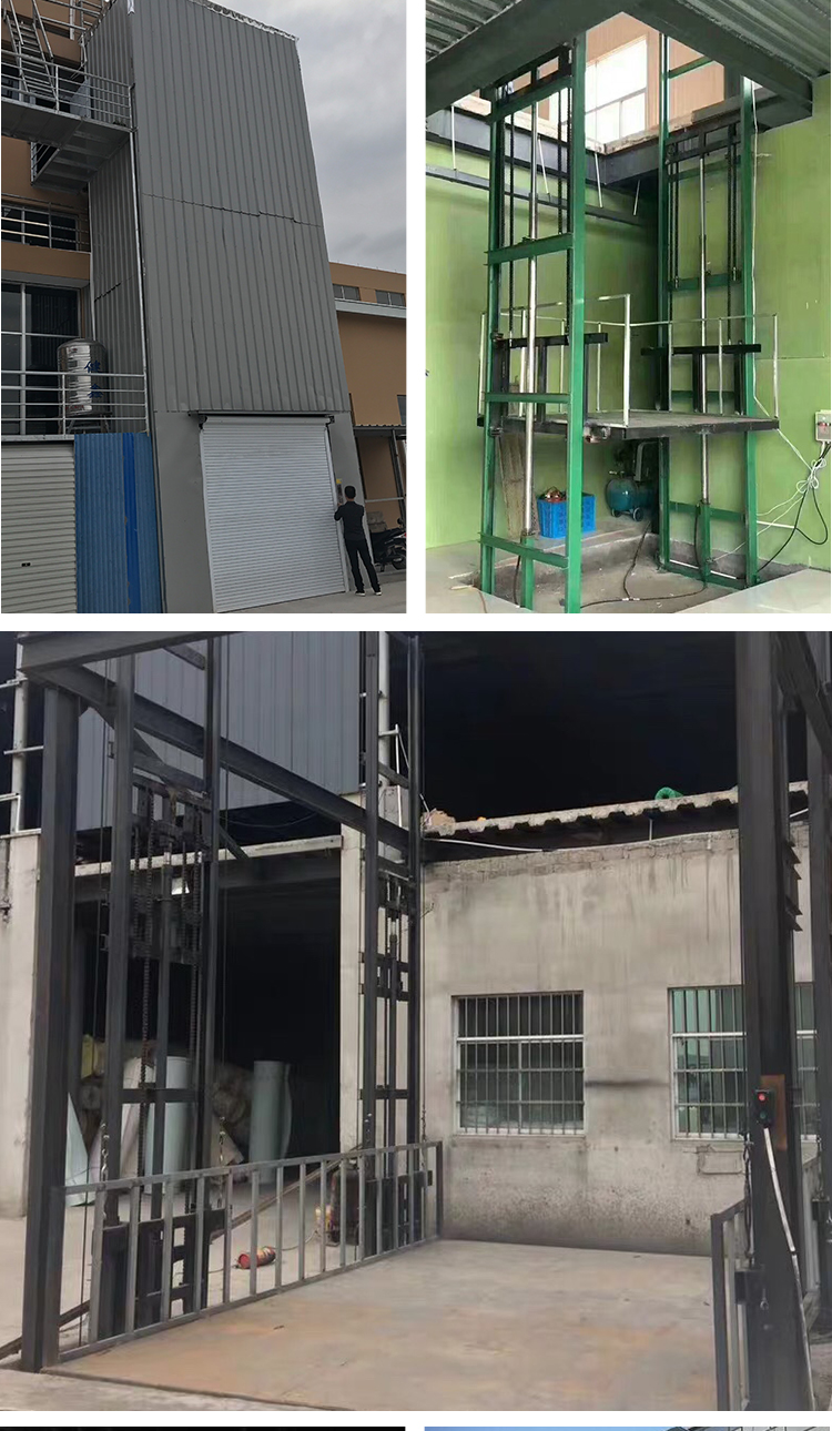 單跨導軌式貨梯